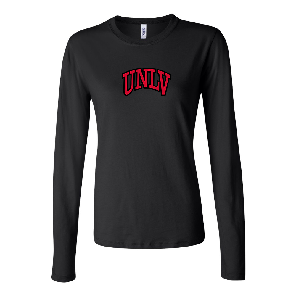 BELLA CANVAS Women’s UNLV Rebels Jersey Long Sleeve Tee